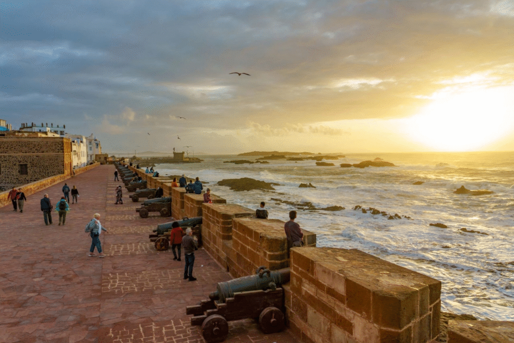 Essaouira morocco is a charming, fortified coastal city on Morocco's Atlantic coast, known for its laid-back vibe, strong winds