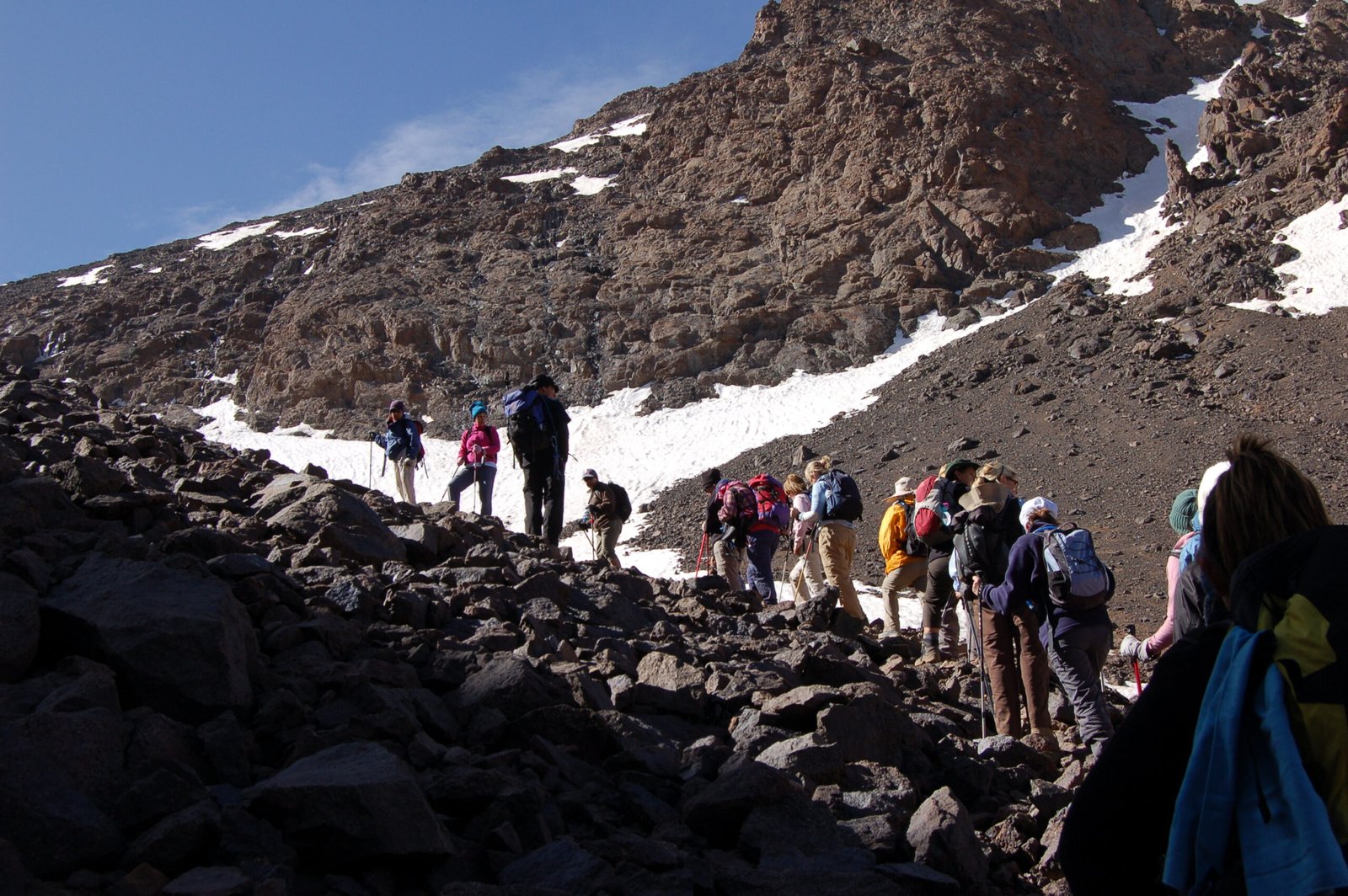 morocco mount toubkal trek